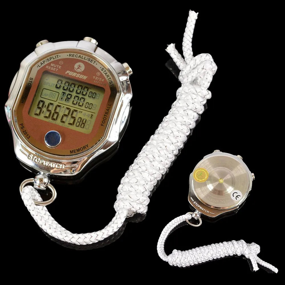 Sports Stopwatch  Timer Counter Second 1/1000 Chronograph Digital Stopwatch 1/1000 Second Sports Chronograph Counter Timer Watch