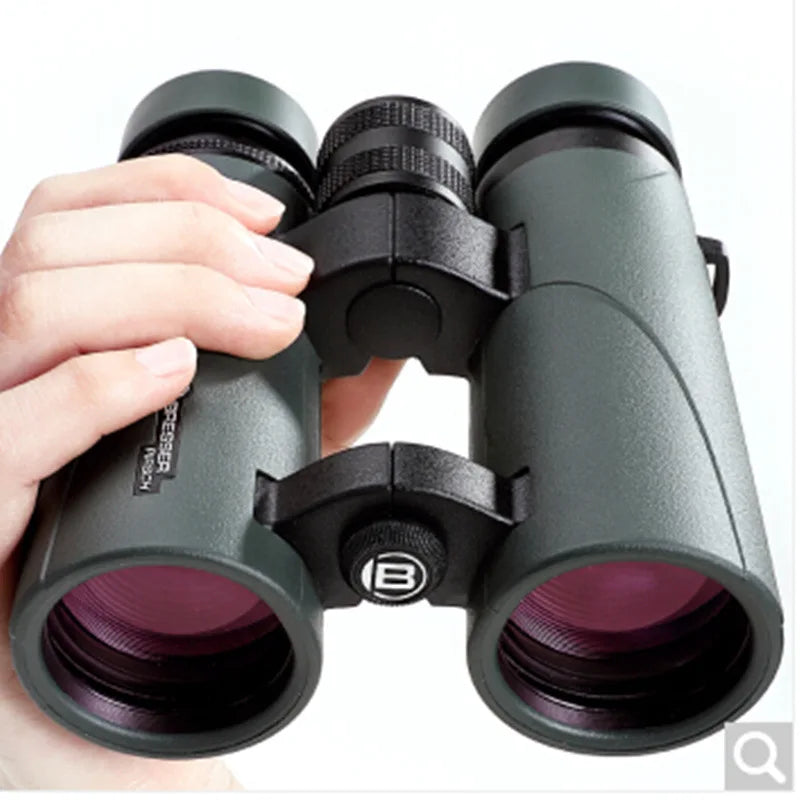 Bresser German brand 8x34 hollow portable binoculars HD high magnification nitrogen-filled waterproof travel concert 10X34