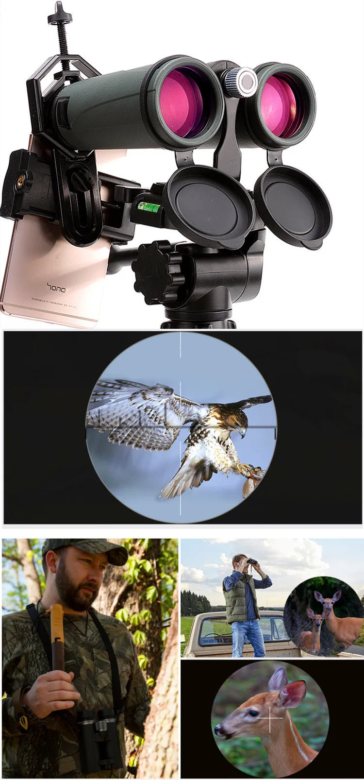 Bresser German brand 8x34 hollow portable binoculars HD high magnification nitrogen-filled waterproof travel concert 10X34