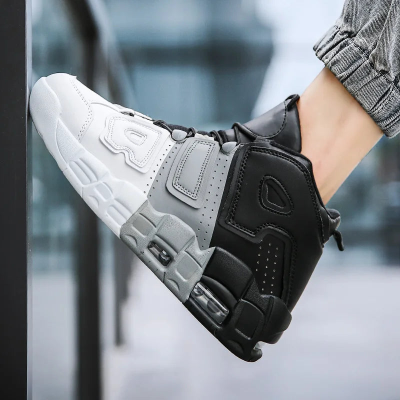 Men's Sports Shoes for Sneakers Mens Fitness Sport Leather Casual Basketball Shoes Women Breathable Running Couple Shoes