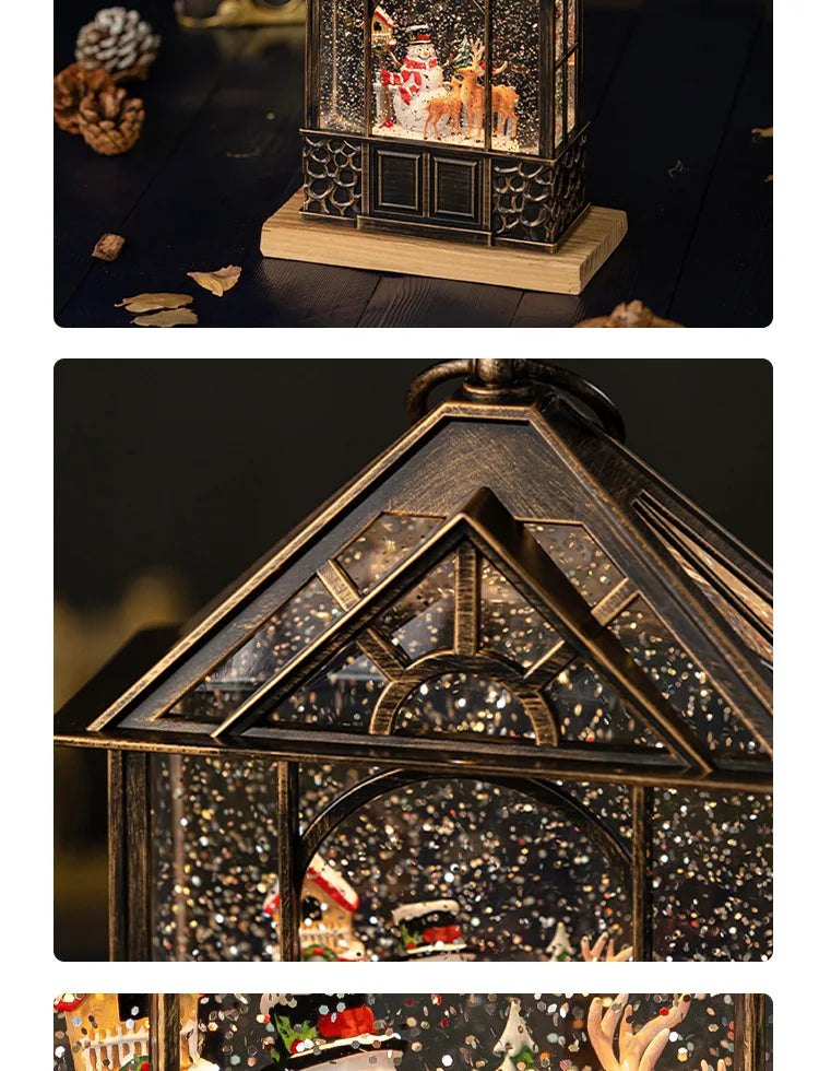 Christmas desktop decorations, ornaments, retro night lights, decorations, gifts, children's gifts, crafts