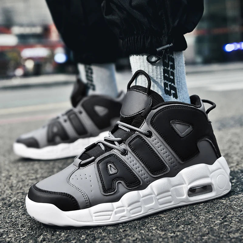 Men's Sports Shoes for Sneakers Mens Fitness Sport Leather Casual Basketball Shoes Women Breathable Running Couple Shoes