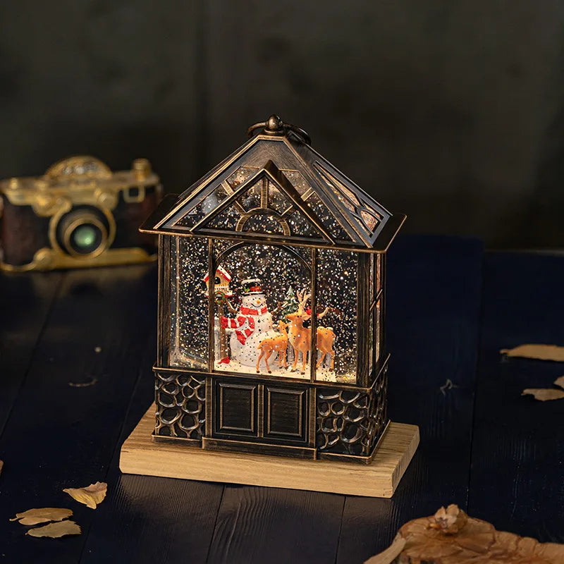 Christmas desktop decorations, ornaments, retro night lights, decorations, gifts, children's gifts, crafts