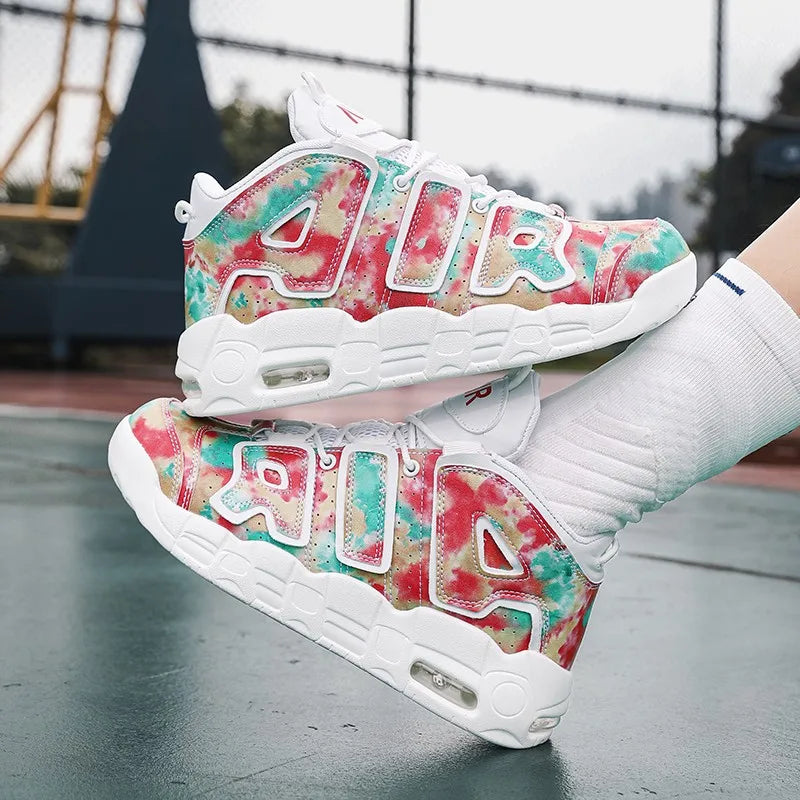 Men's Sports Shoes for Sneakers Mens Fitness Sport Leather Casual Basketball Shoes Women Breathable Running Couple Shoes