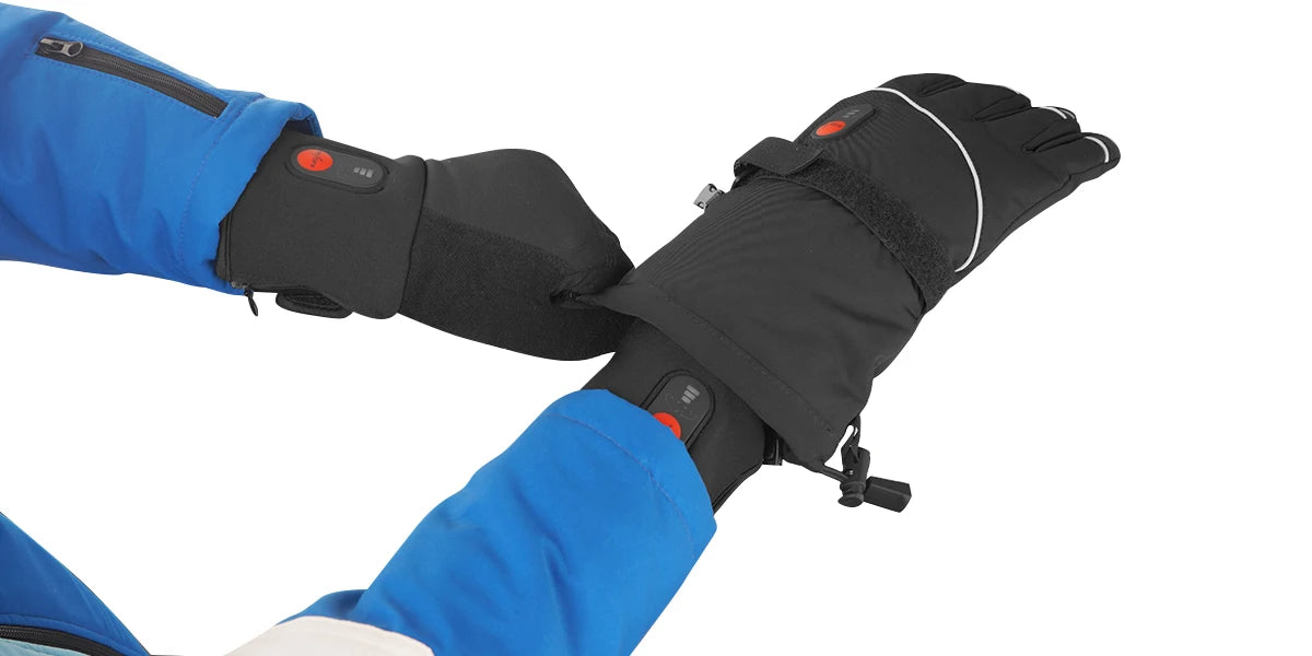 SAVIOR HEAT Heated Gloves Liner Rechargeable Battery Electric Heated Glove Men Women for Cycling Motorcycle Fishing Snowboard