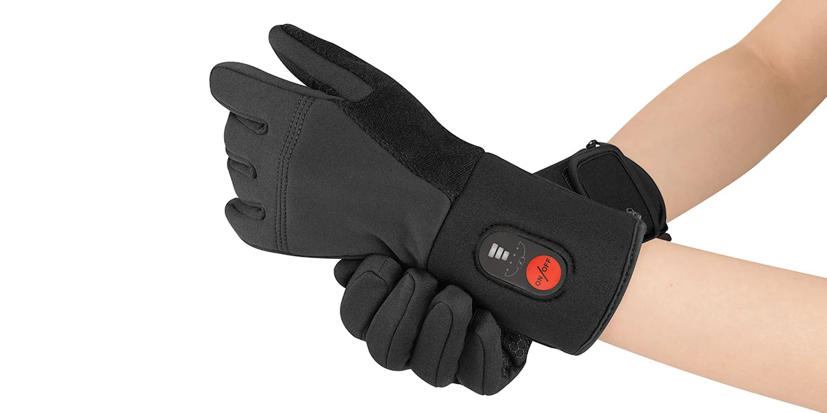 SAVIOR HEAT Heated Gloves Liner Rechargeable Battery Electric Heated Glove Men Women for Cycling Motorcycle Fishing Snowboard