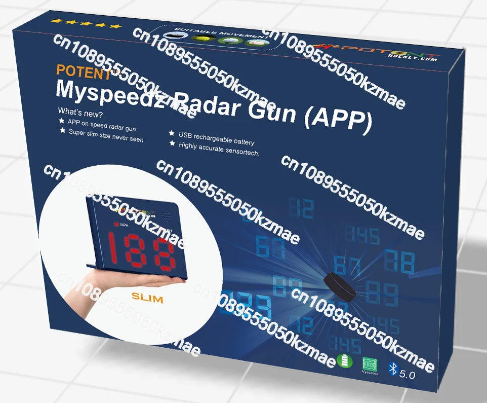 2025 Hot Selling OEM/ODM Speed Radar Speedometer, Reading Speed, Sports Speed Radar, Baseball, Golf, Hockey, Football, Sports