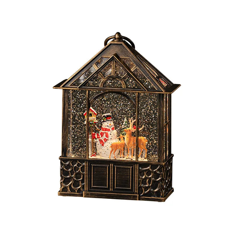 Christmas desktop decorations, ornaments, retro night lights, decorations, gifts, children's gifts, crafts