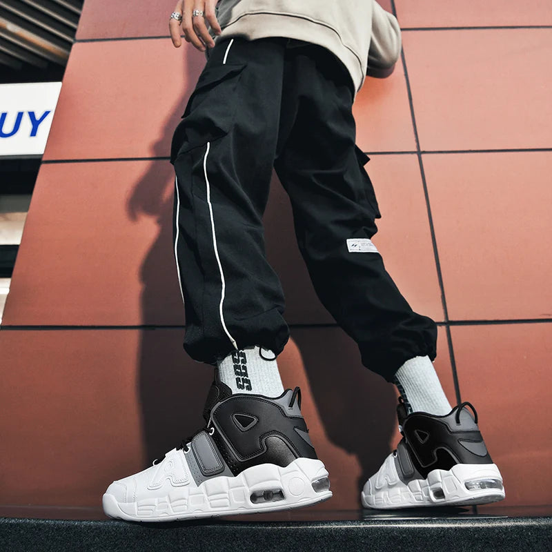 Men's Sports Shoes for Sneakers Mens Fitness Sport Leather Casual Basketball Shoes Women Breathable Running Couple Shoes