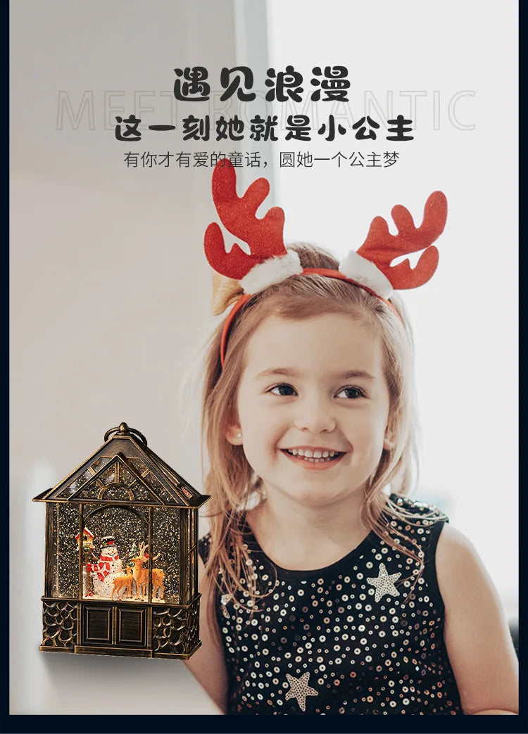 Christmas desktop decorations, ornaments, retro night lights, decorations, gifts, children's gifts, crafts