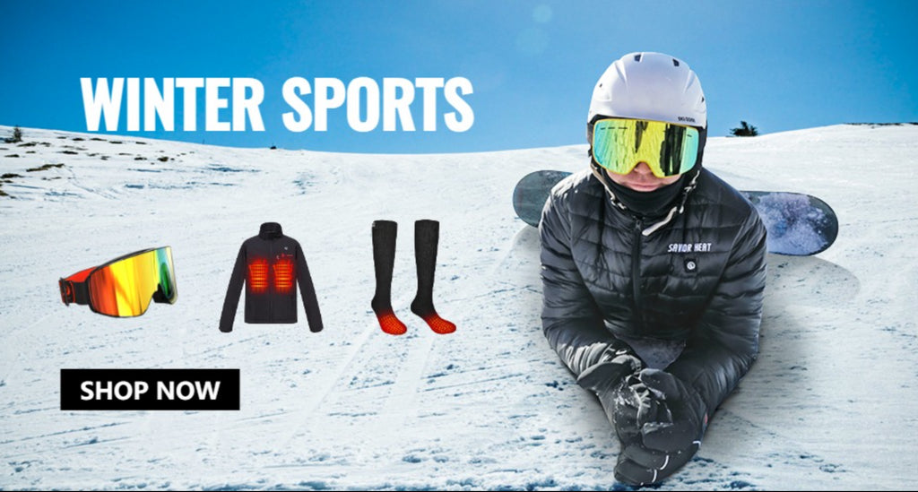 SAVIOR HEAT Heated Gloves Liner Rechargeable Battery Electric Heated Glove Men Women for Cycling Motorcycle Fishing Snowboard